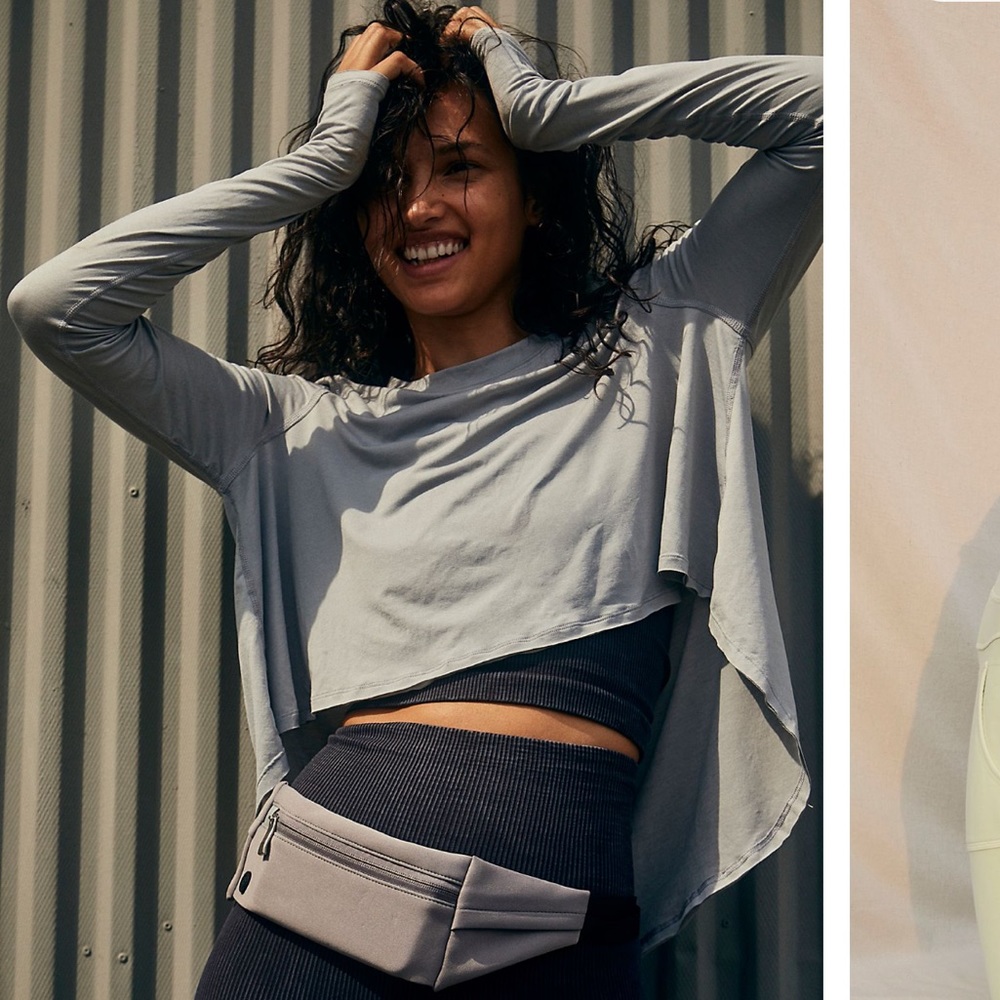 NWT FREE PEOPLE MOVEMENT Cadence Long Sleeve Top